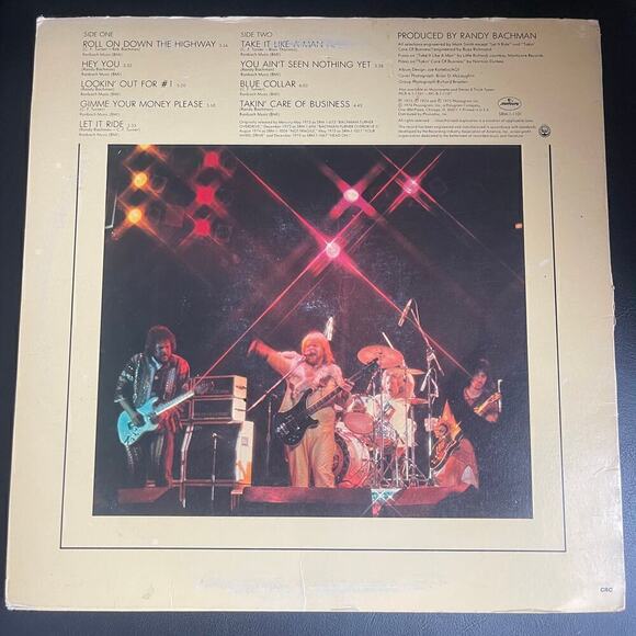 Bachman-Turner Overdrive Best of B.T.O "So Far" 1975 Mercury Vinyl LP - Picture 2 of 4